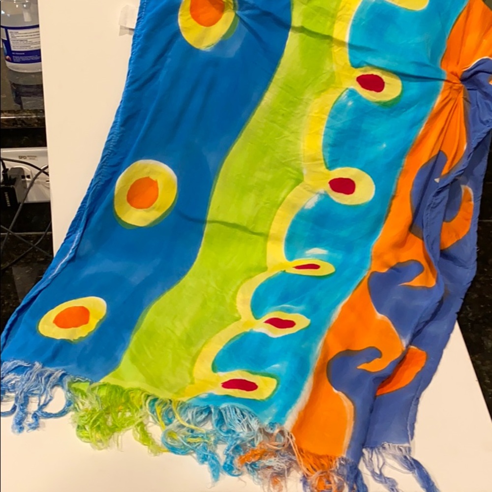 SARONG- FUN COLORS- Will Match MULTIPLE SWIMSUITS!